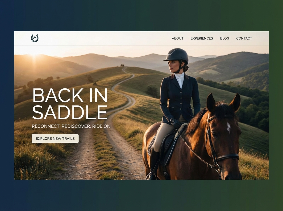 Get Back in the Saddle with Grigora website preview