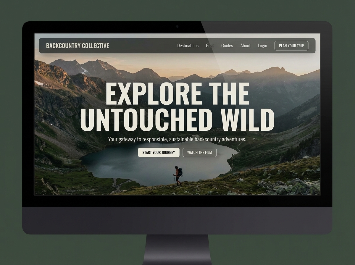 Build Your Outdoor Adventure Hub with Grigora website preview