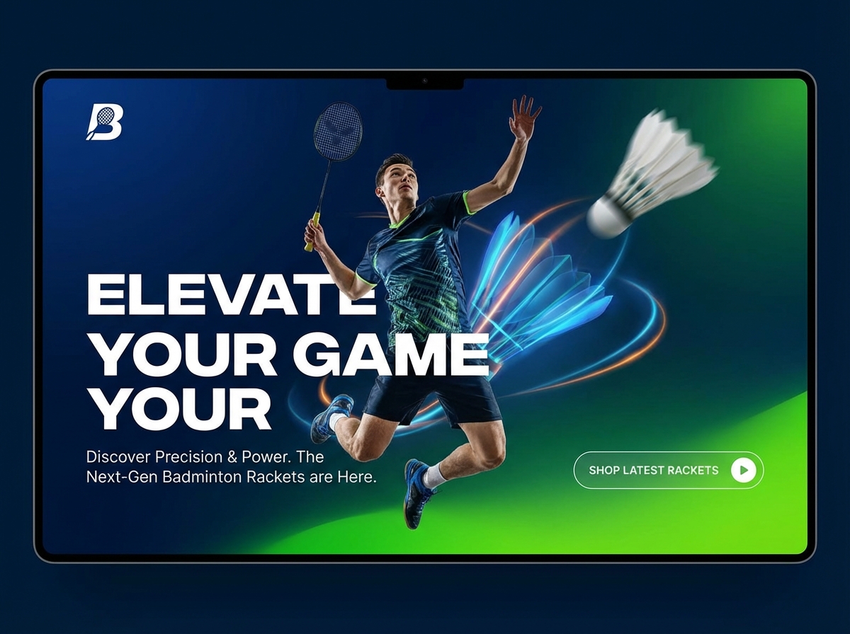 Your Ultimate Guide to the Best Badminton Rackets website preview