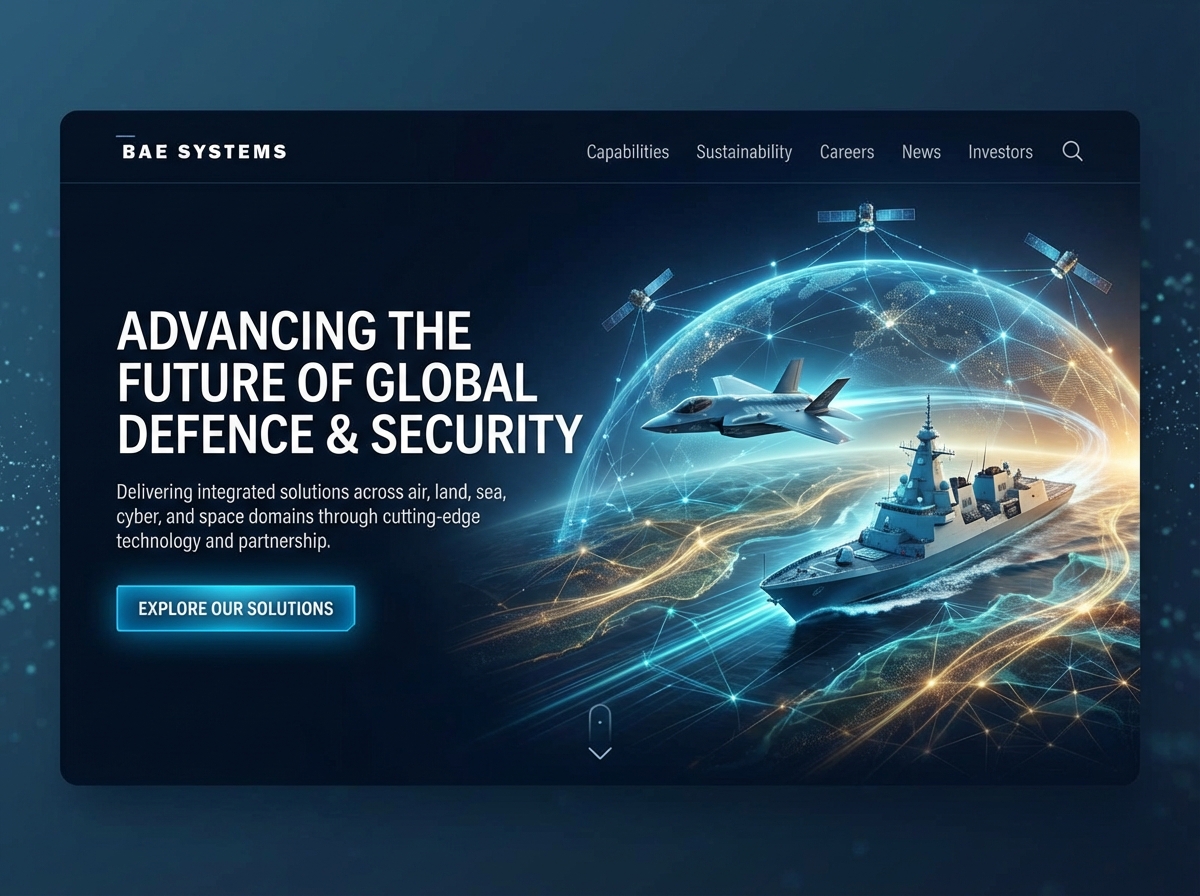 Build a Robust Website for Your BAE Systems Initiatives website preview