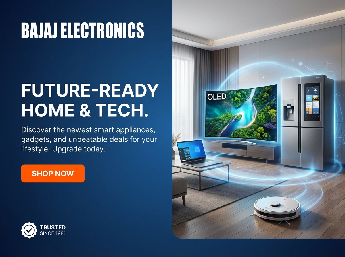 Build Your Bajaj Electronics Website Today website preview