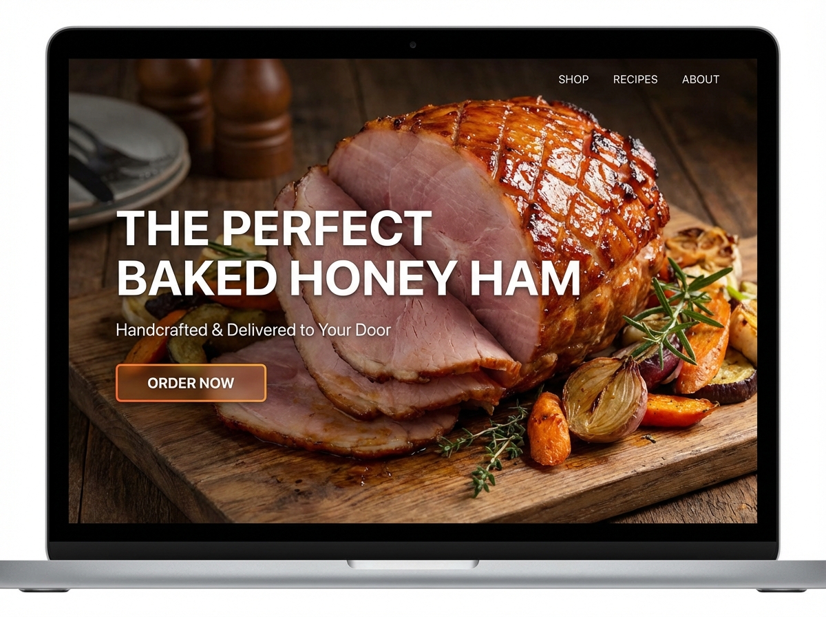 Craft Your Perfect Baked Honey Ham Website Today website preview