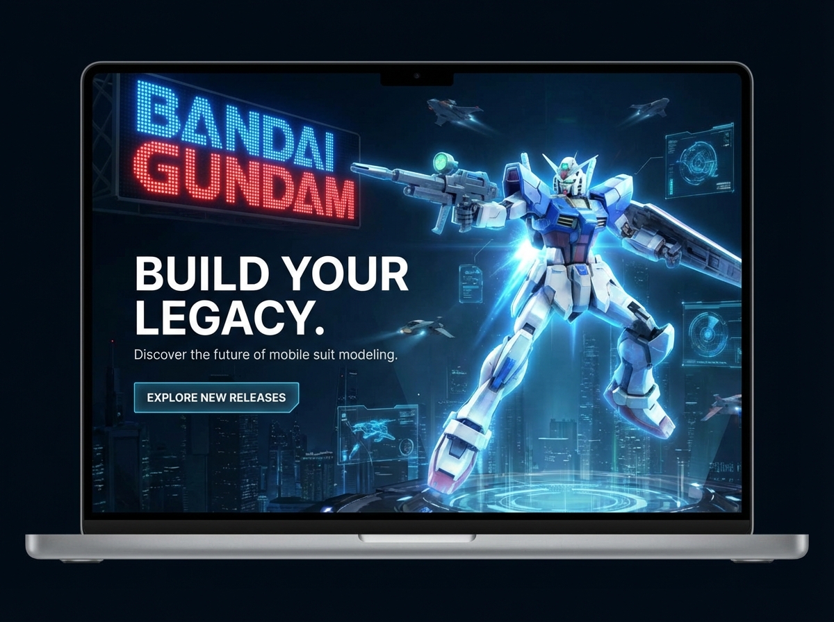 Build Your Online Presence with a Dedicated Gundam Website Builder website preview