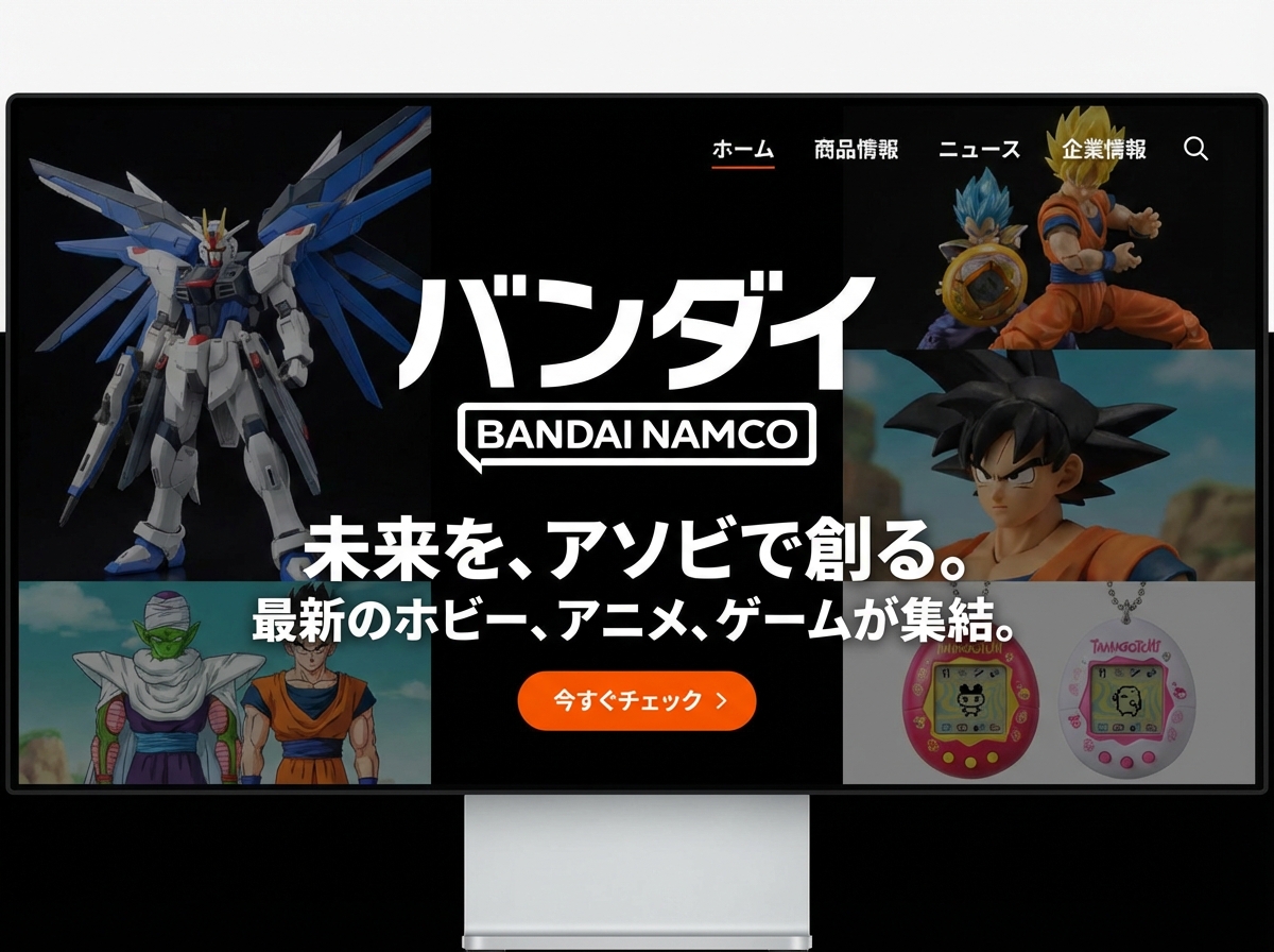 Build Your Ultimate Bandai Japanese Fan Site website preview