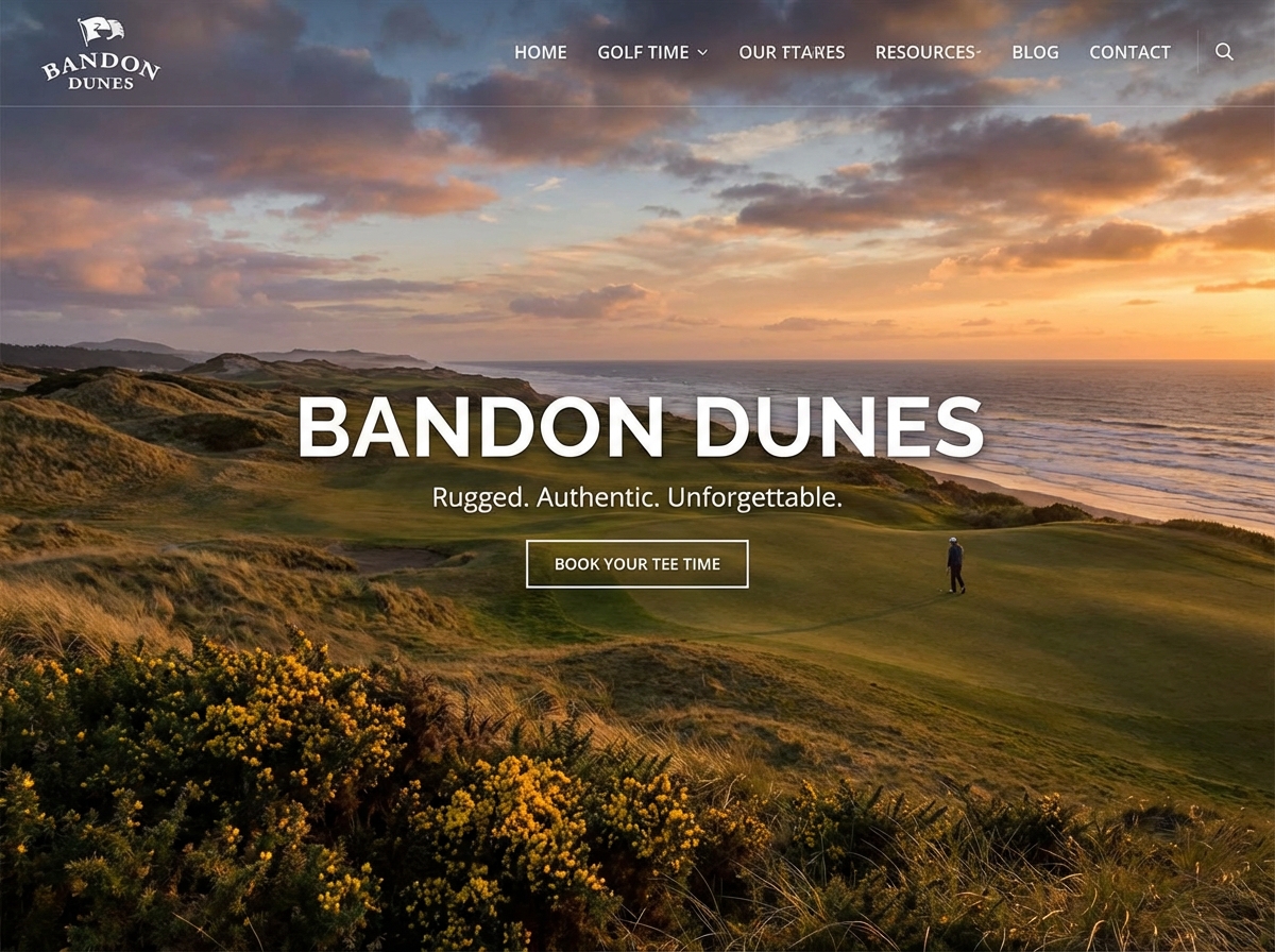 Build a Stunning Online Presence for Your Next Round at Our website preview