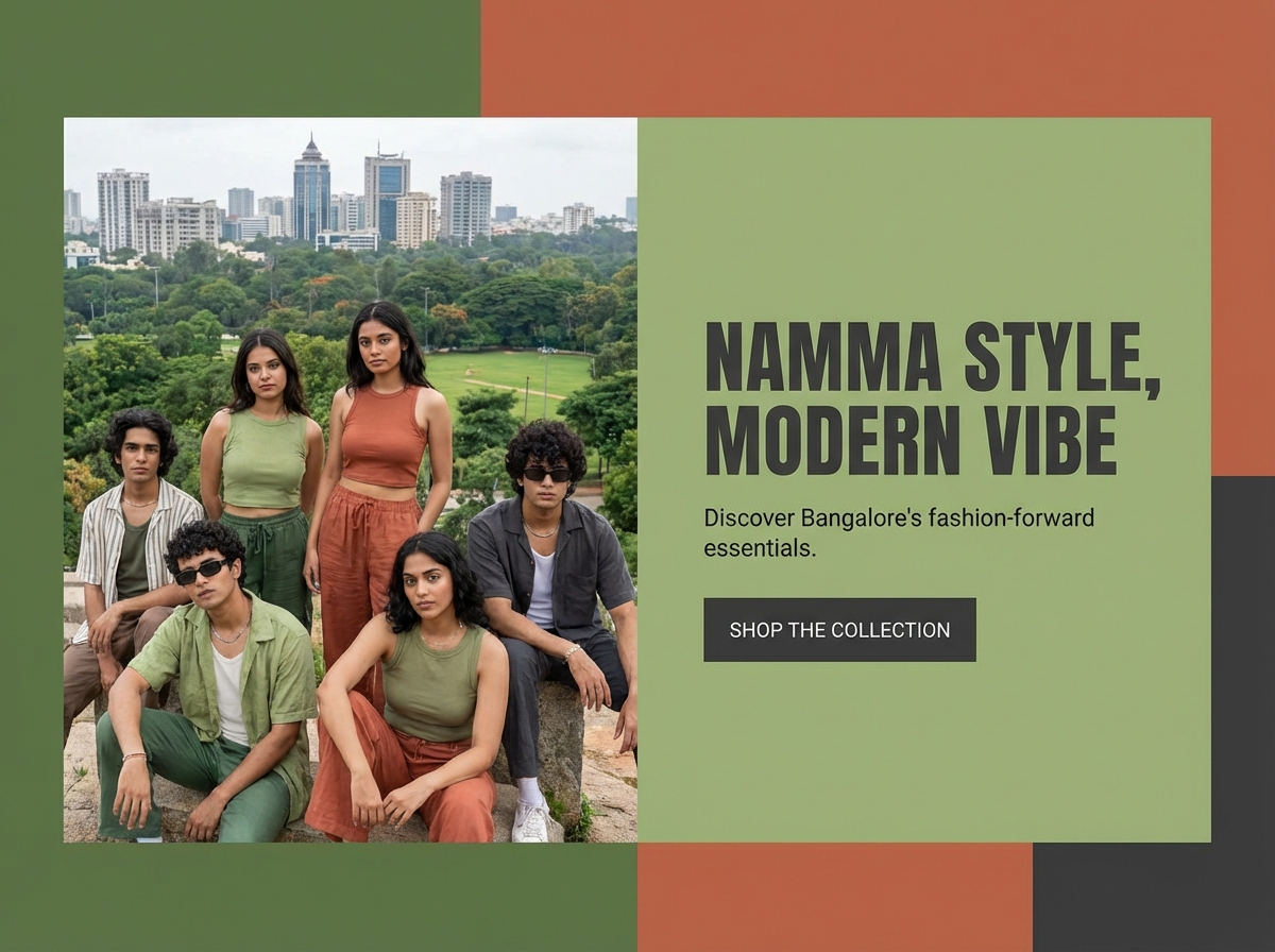 Build Your Clothing Brand's Online Store in Bangalore website preview