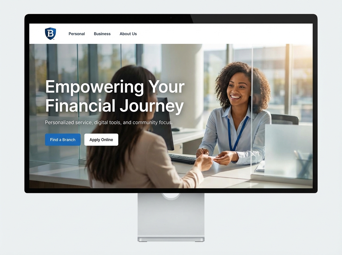 Build Your Professional Bank Teller Portfolio website preview