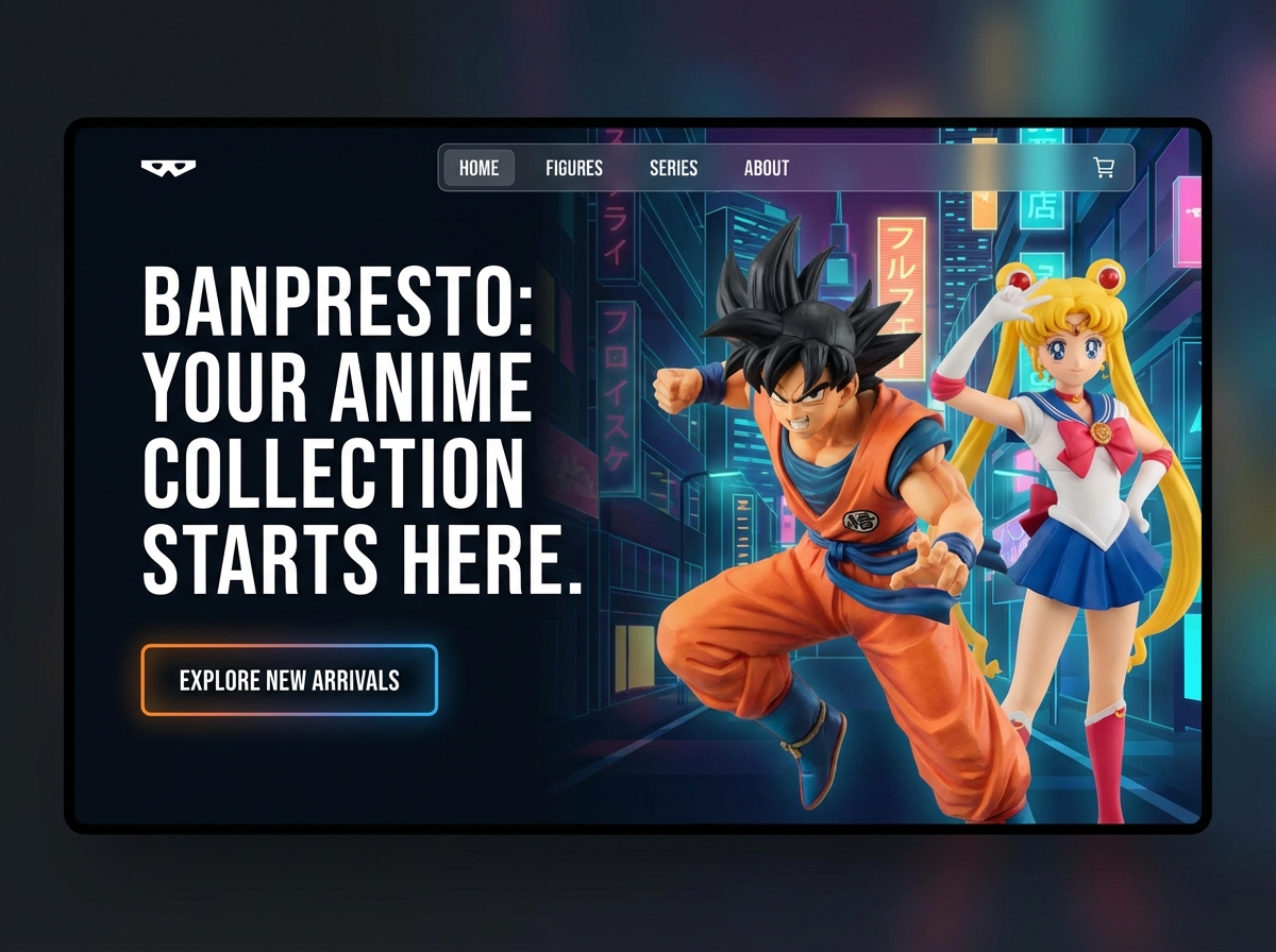 Create Your Ultimate Banpresto Fan Site Today website preview