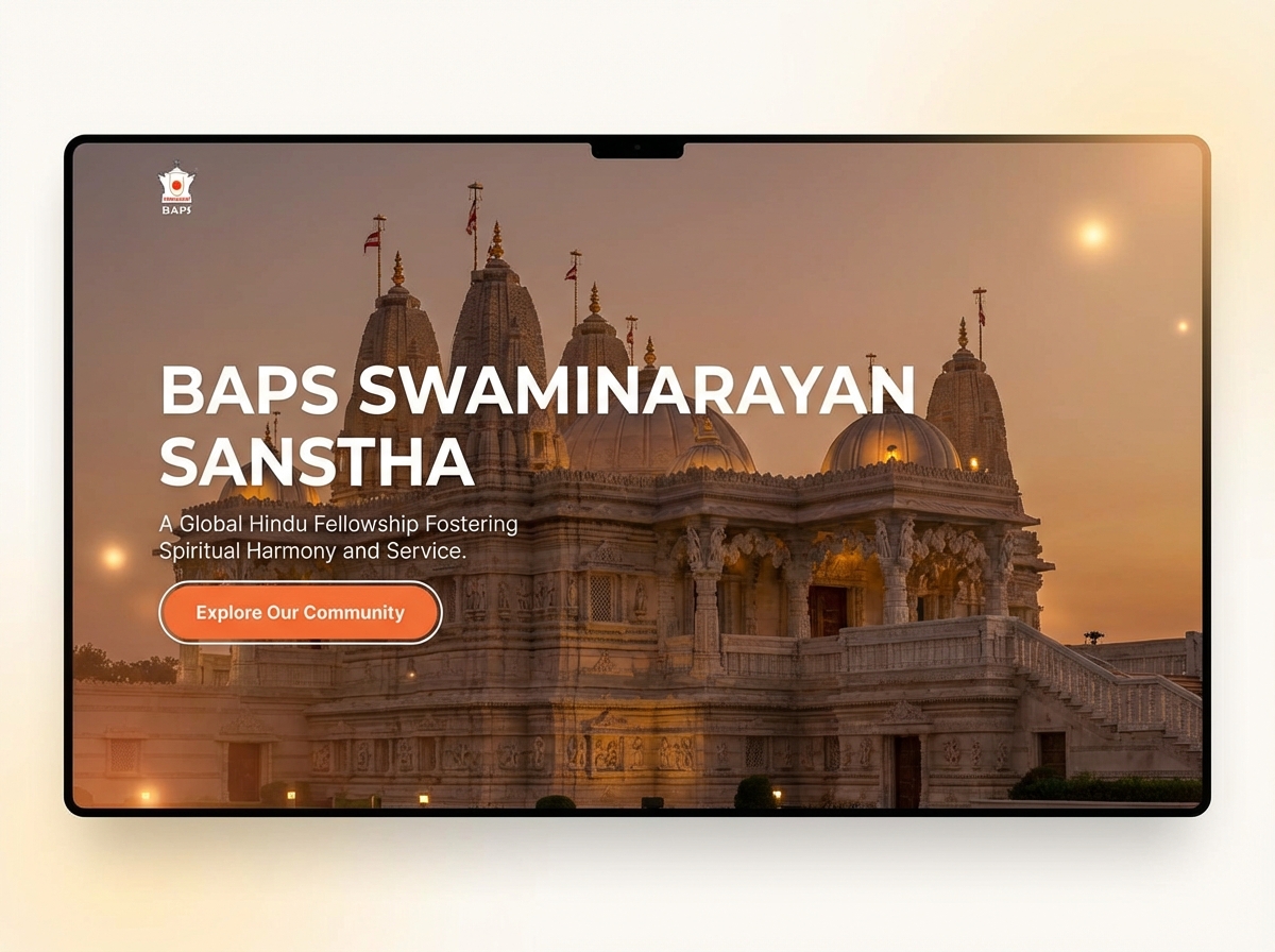 Build Your BAPS Swaminarayan Online Home website preview
