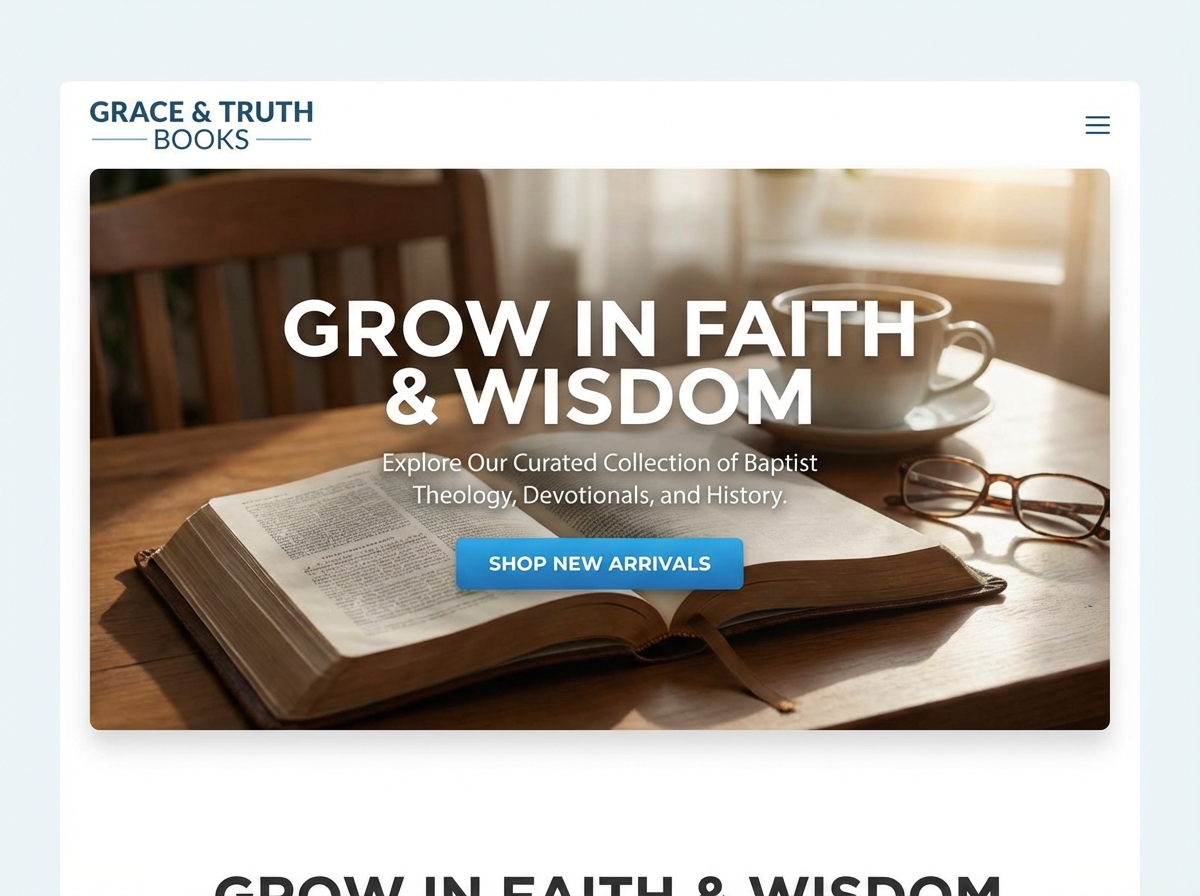 Build Your Christian Author & Publisher Website website preview