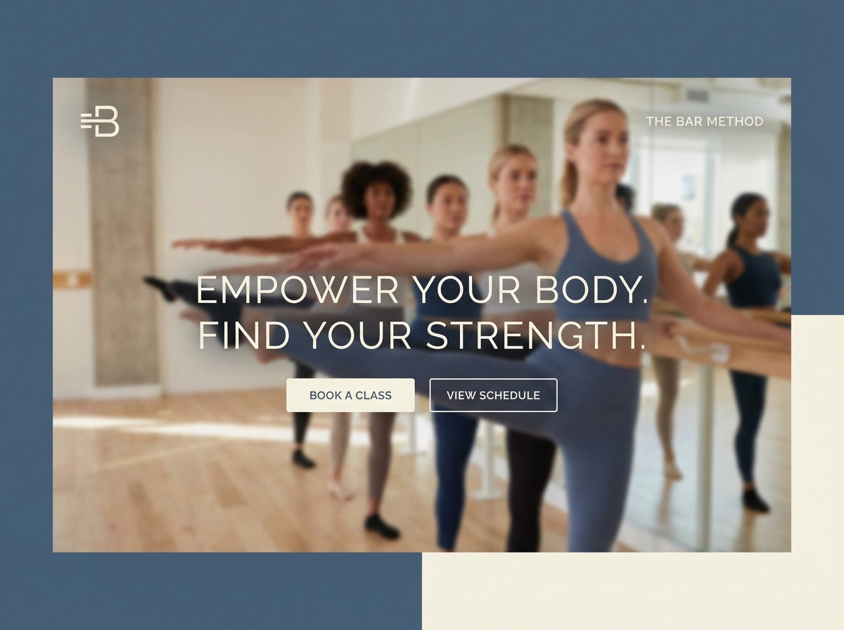 Build Your Premier Bar Method Website website preview