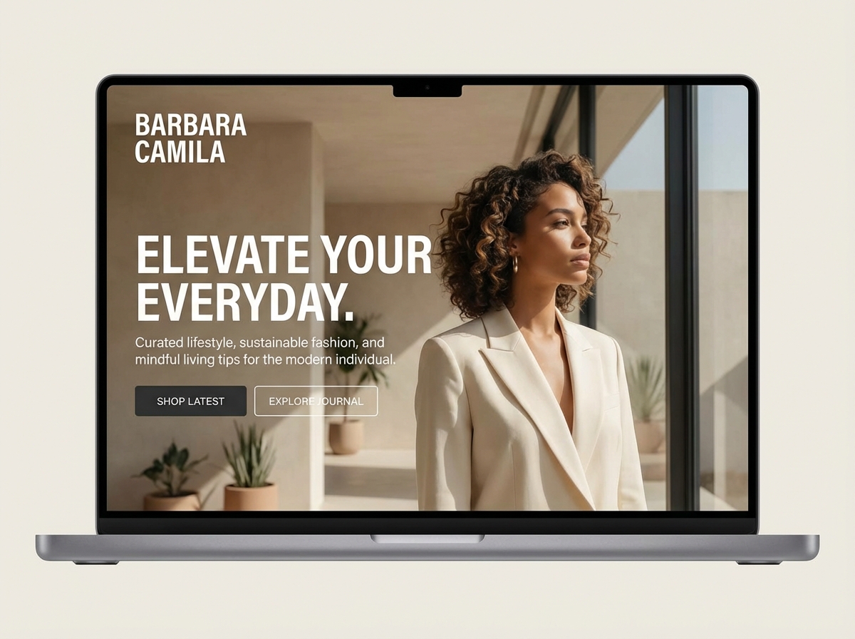 Build Your Striking Online Presence with Barbara Camila website preview