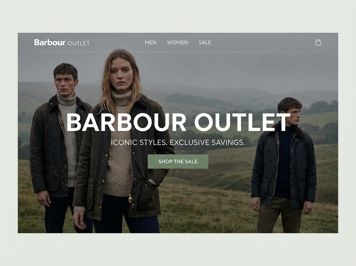 Build Your Premier Barbour Outlet Website website preview