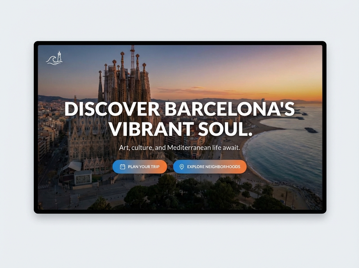 Build Your Digital Presence in Beautiful Barcelona website preview