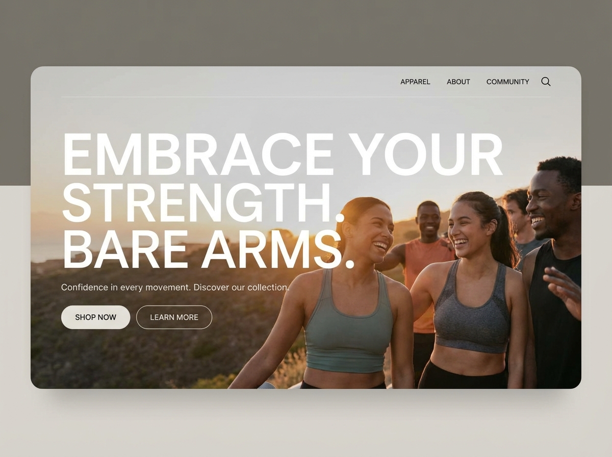 Build Your Bare Arms Website website preview