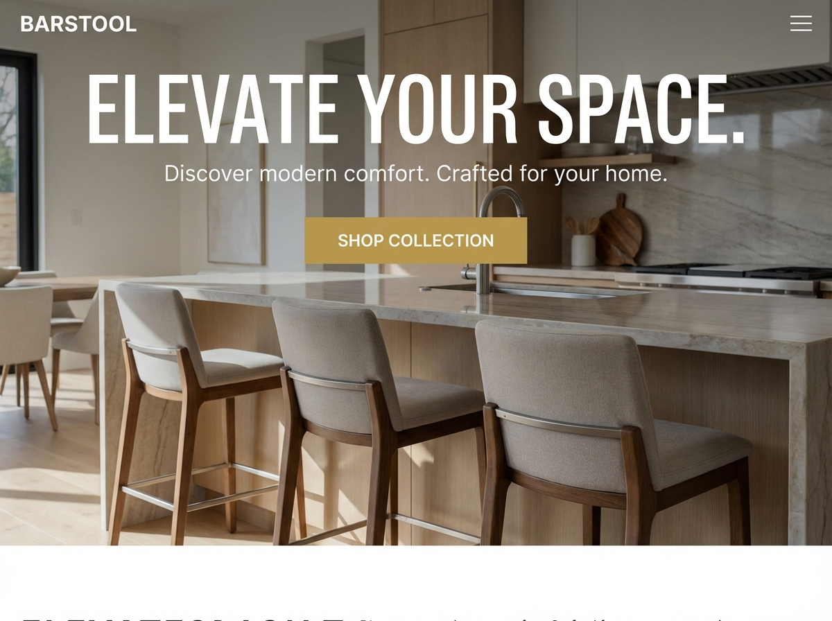 Build a Stunning Barstool Website with Ease website preview