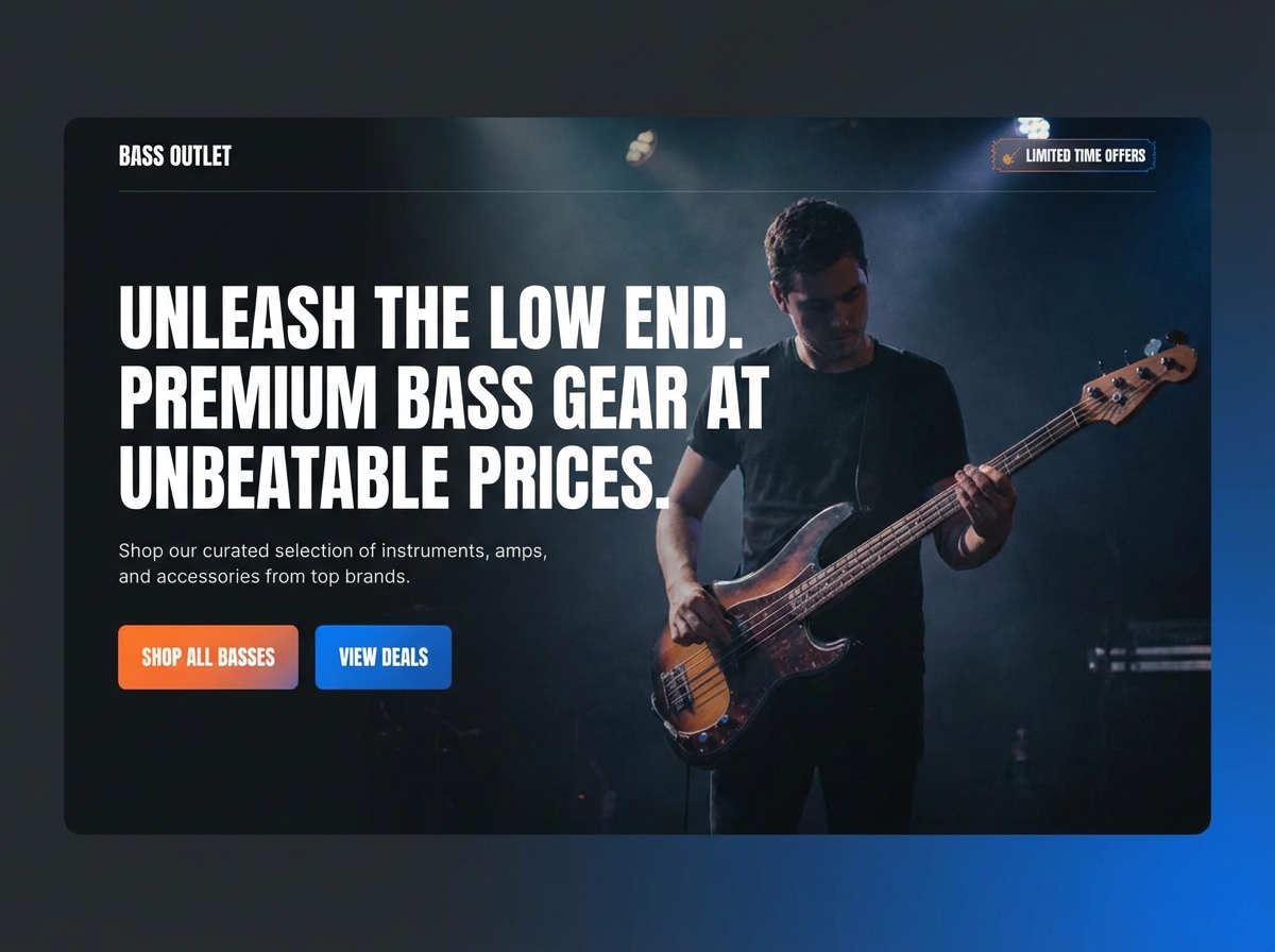 Build Your Premier Bass Fishing Outlet Website website preview