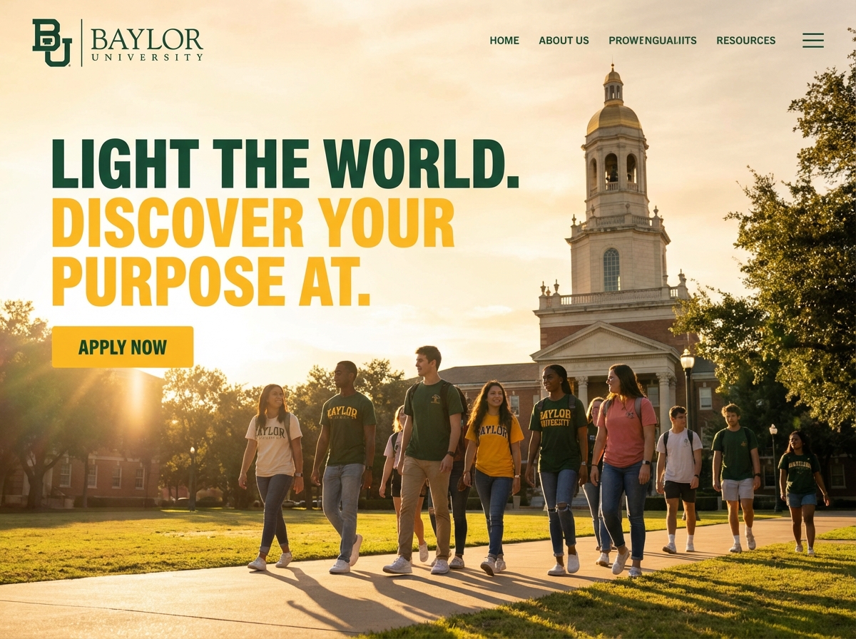 Build a Powerful Baylor University Website website preview