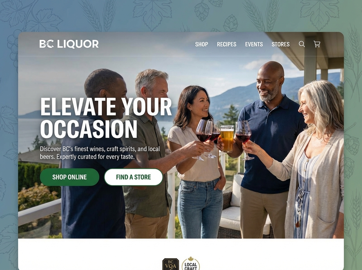 Build Your Premier BC Liquor Store Website website preview