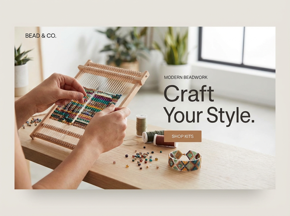 Create Your Stunning Online Beading Portfolio website preview