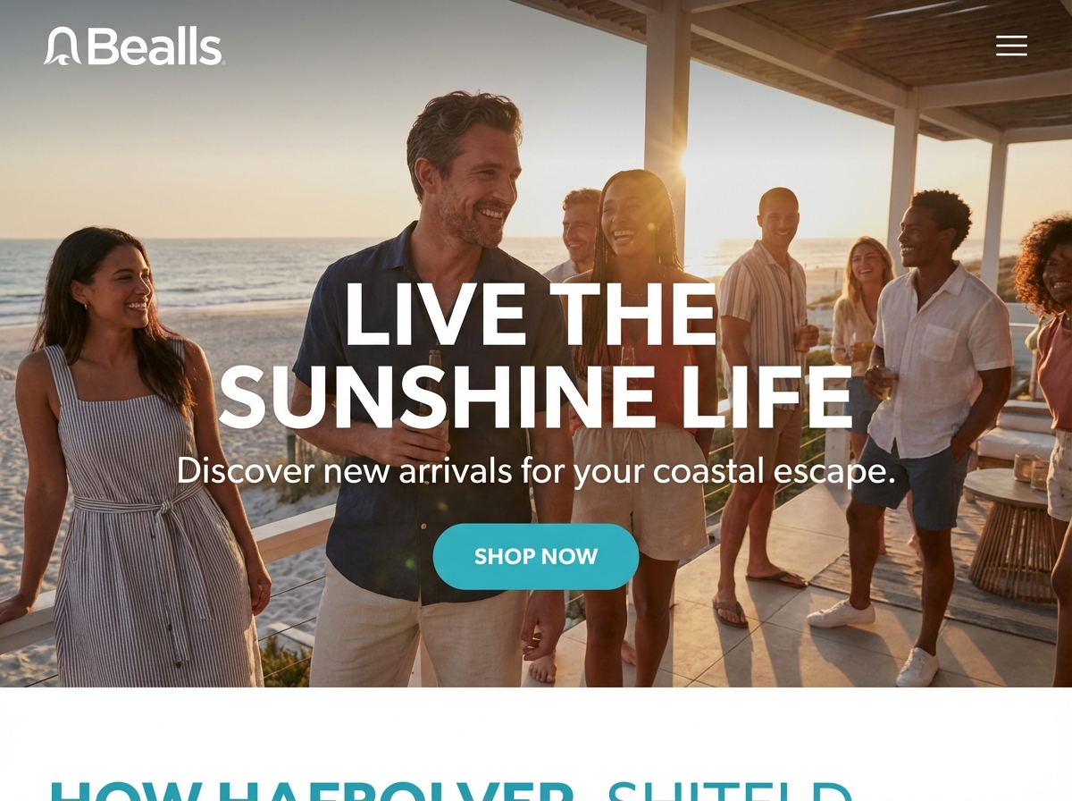 Build Your Dynamic Bealls Affiliate Storefront website preview