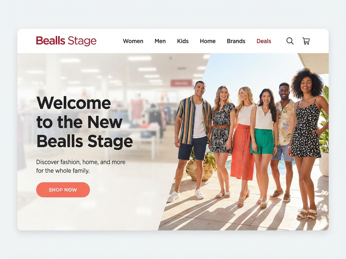 Build a Stunning Online Stage for Your Bealls Products website preview