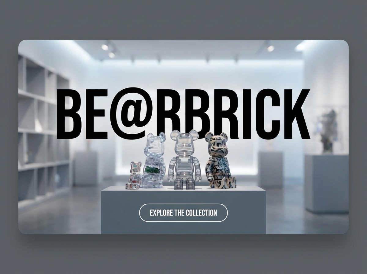 Build Your Ultimate Bearbrick Showcase website preview