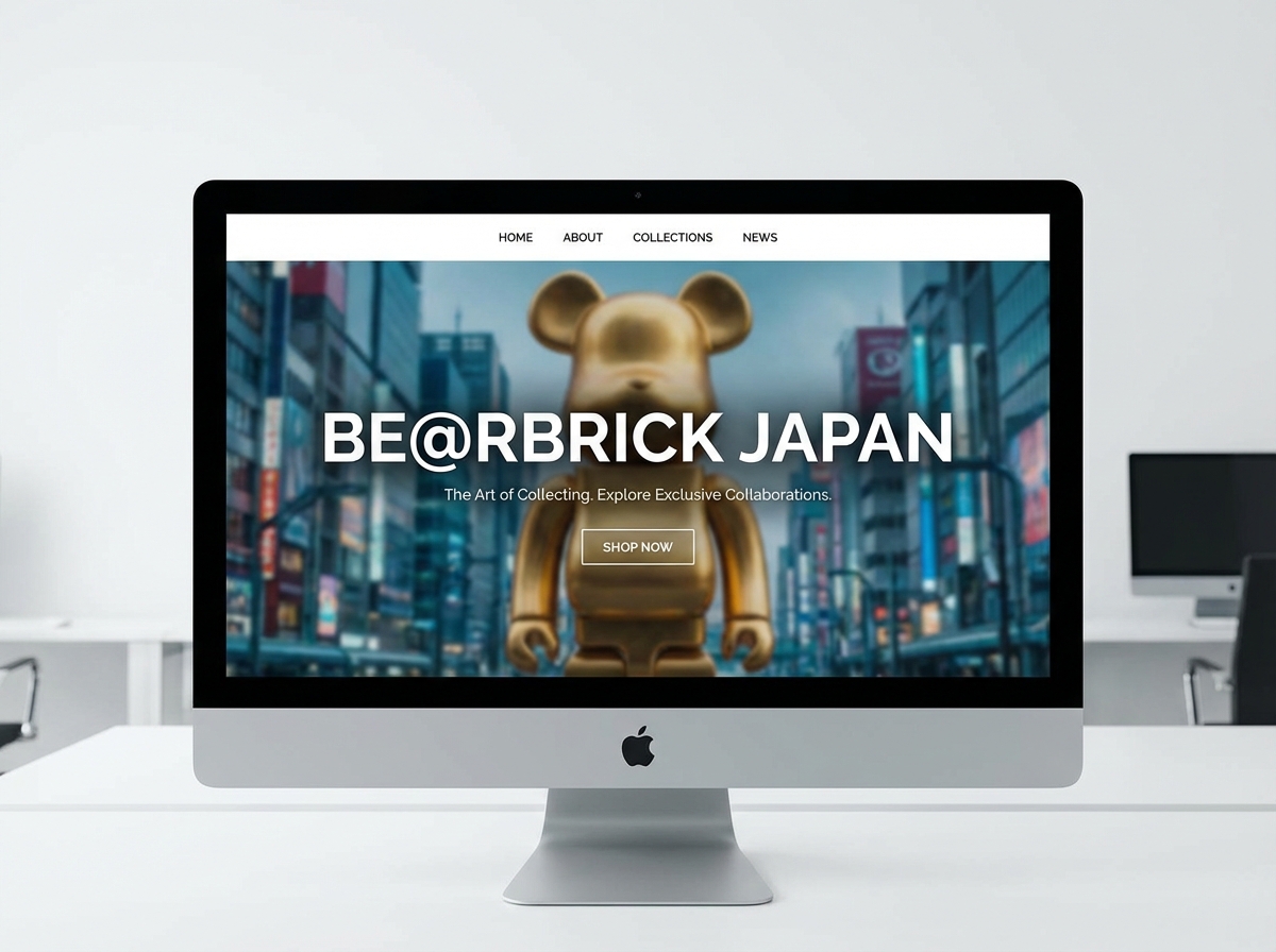 Build Your Ultimate Bearbrick Japan Showcase website preview