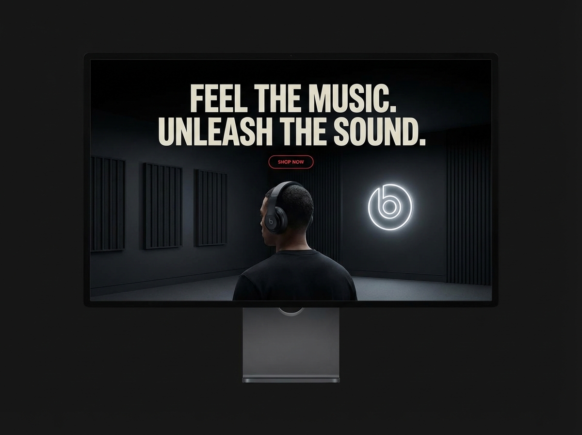 Unleash Your Sound with a Powerful Beats Audio Website website preview