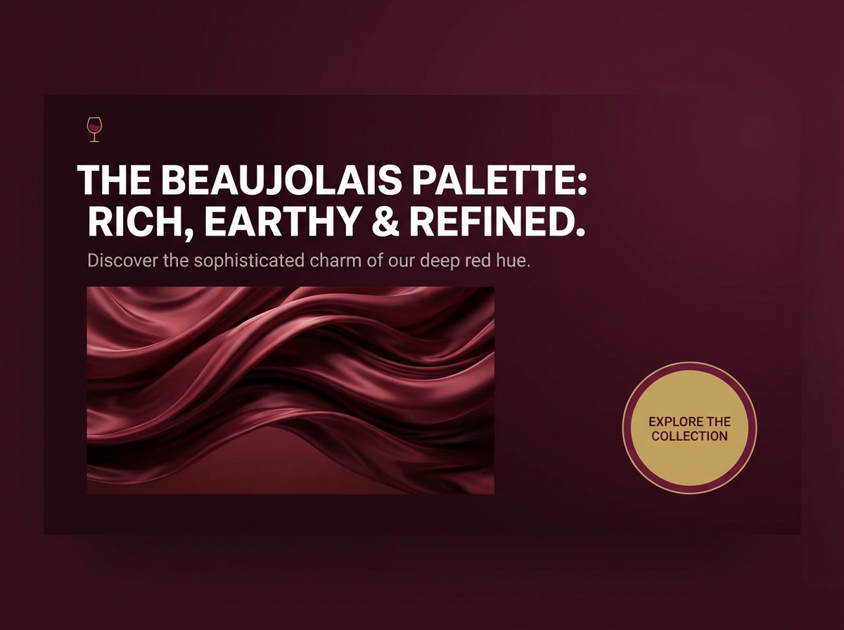 Showcase the True Beauty of Your Beaujolais Color Palette website preview