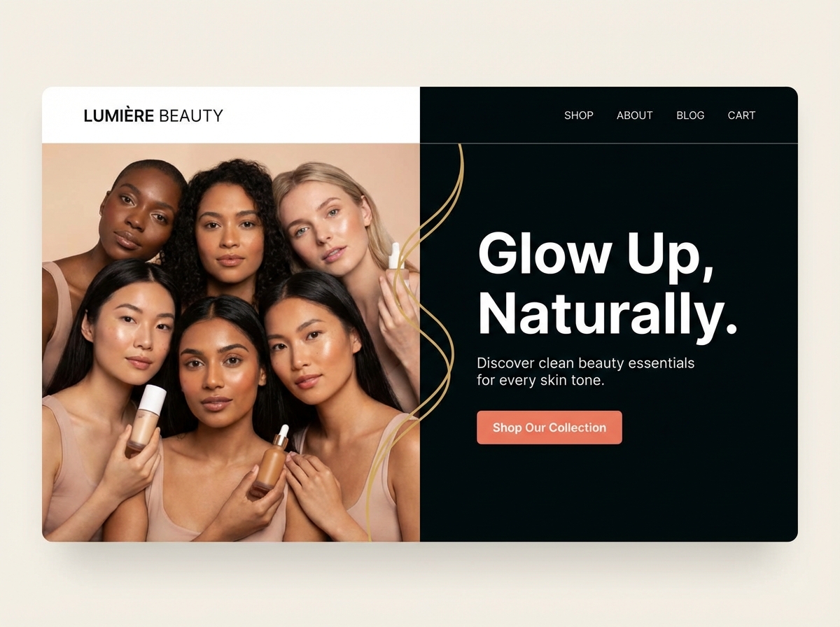 Build a Stunning Online Store for Your Beauty Supplies website preview