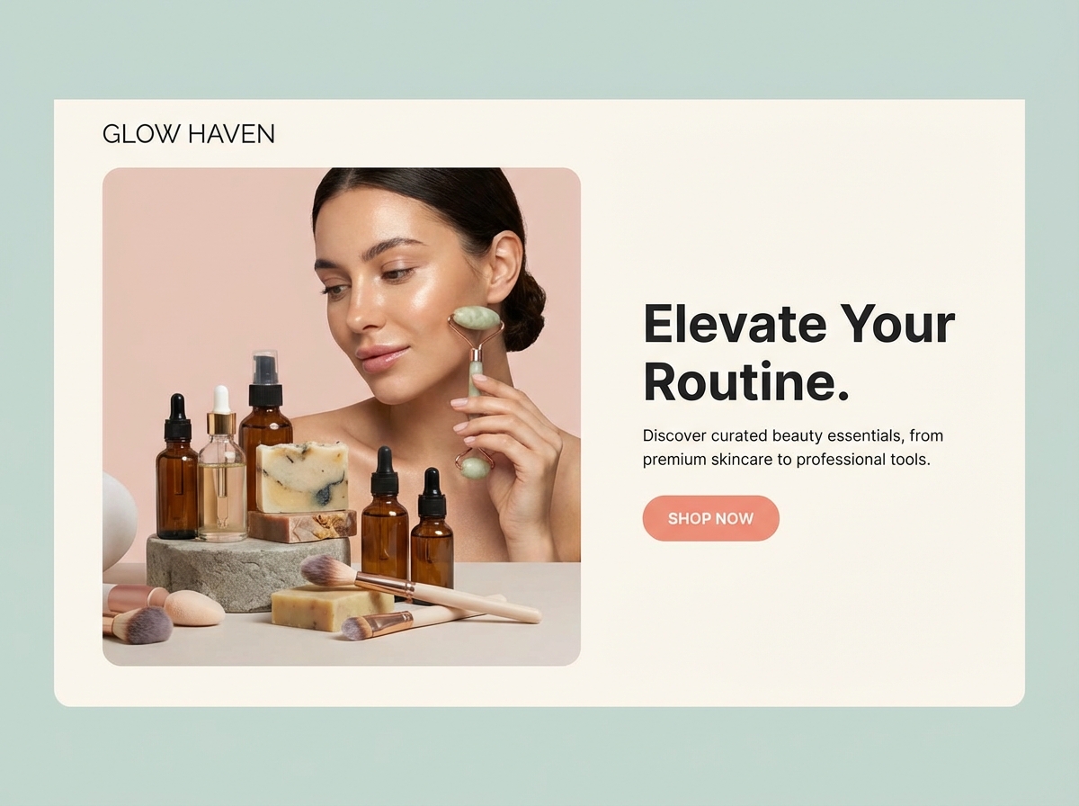 Build a Stunning Online Presence with Grigora's Beauty Supply Website Builder website preview