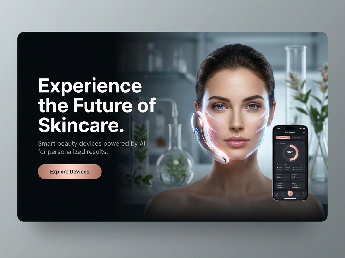 Launch Your Cutting-Edge Beauty Tech Website website preview