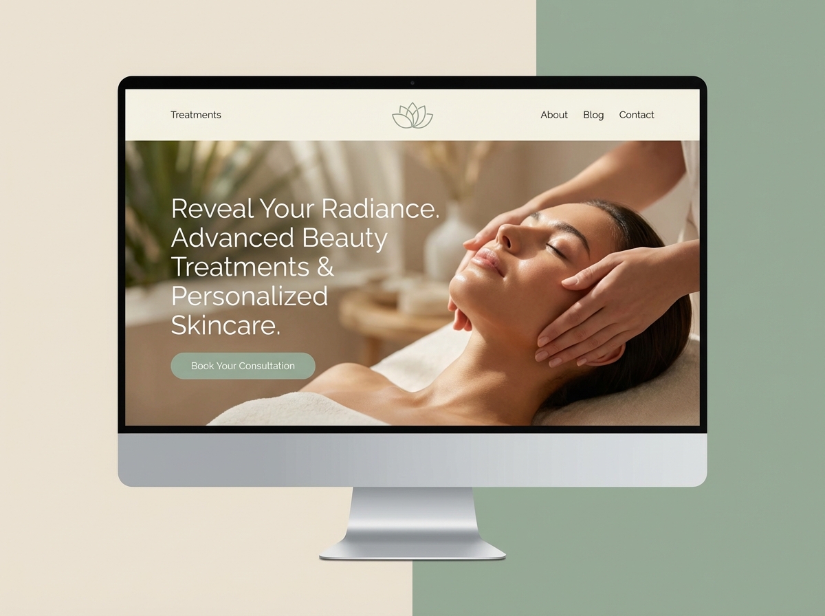 Boost Your Bookings with a Stunning, Optimized Beauty Treatments Website website preview