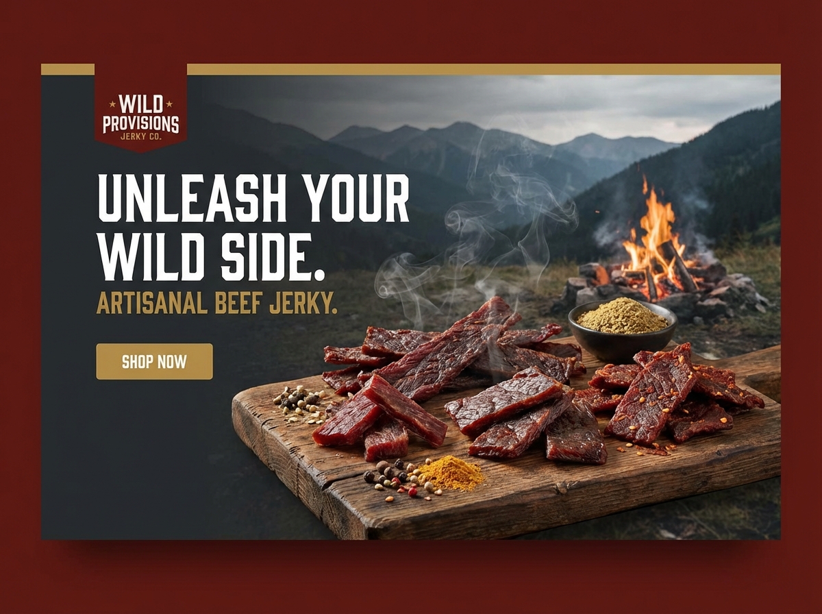 Build Your Beef Jerky Brand with Grigora website preview