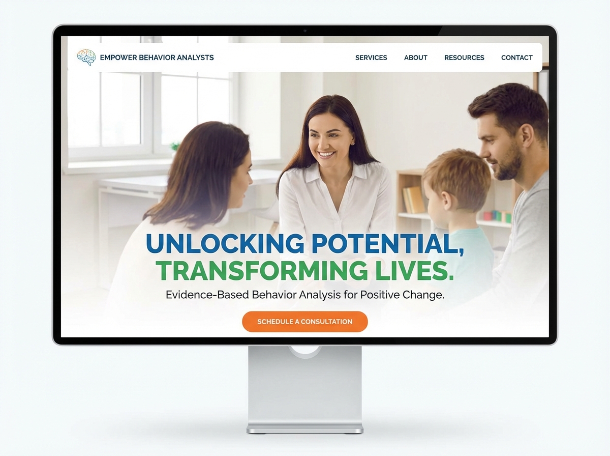 Build Your Authority with a Professional Behavior Analyst Website website preview