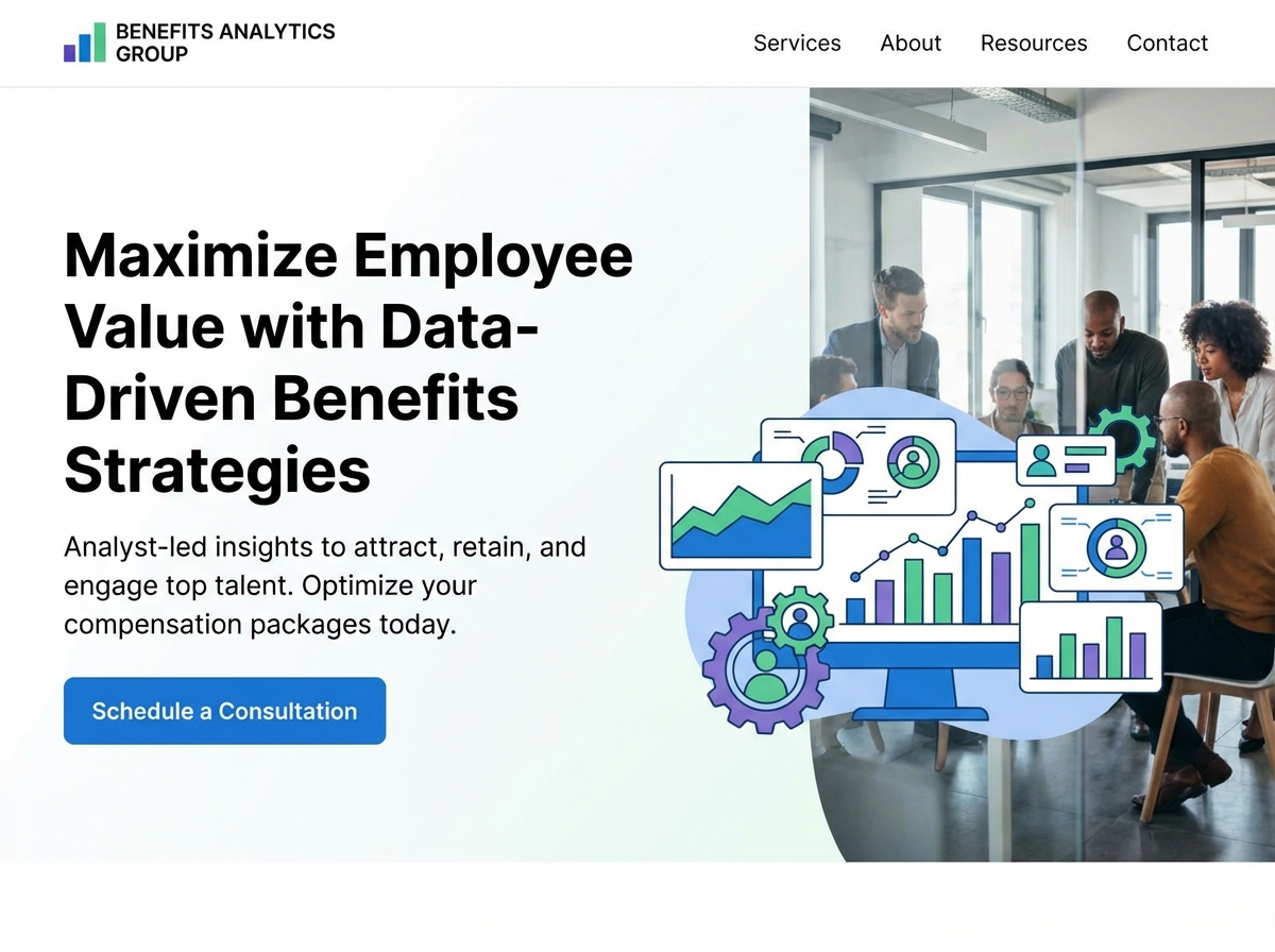 Build Your Professional Benefits Analyst Website website preview
