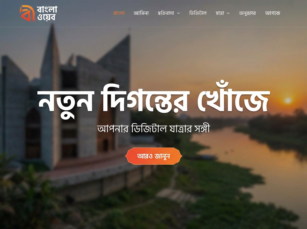 Create Your Stunning Bengali Language Website website preview