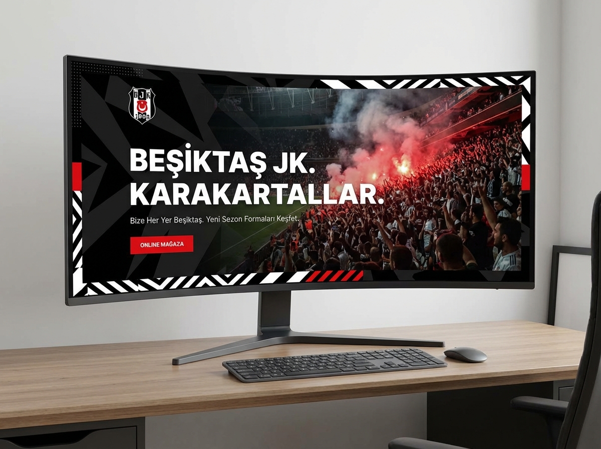Build Your Besiktas Fan Hub website preview