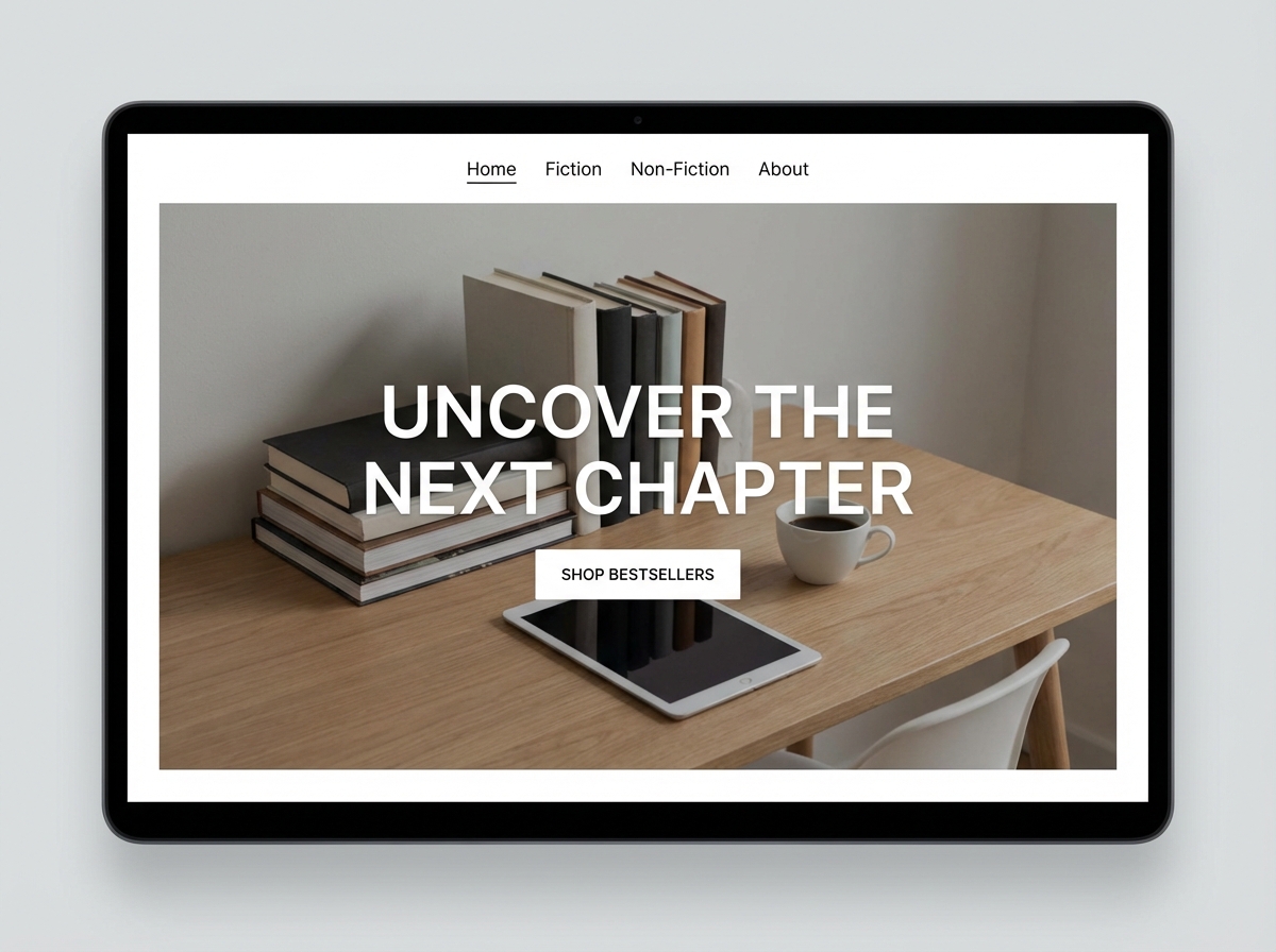 Become a Bestseller with Your Stunning Author Website website preview