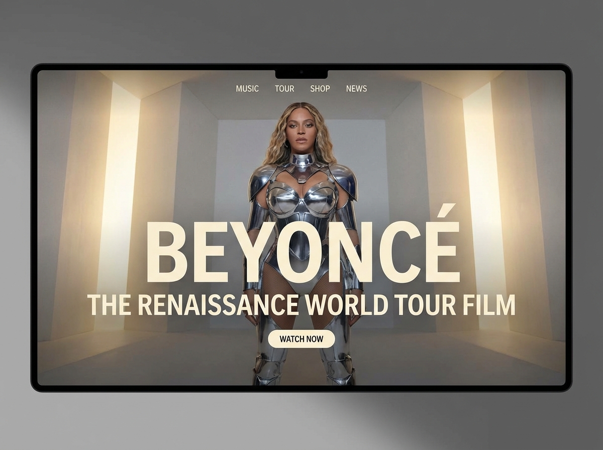 Build a Stunning Website for Beyoncé Fan Pages & Artists website preview