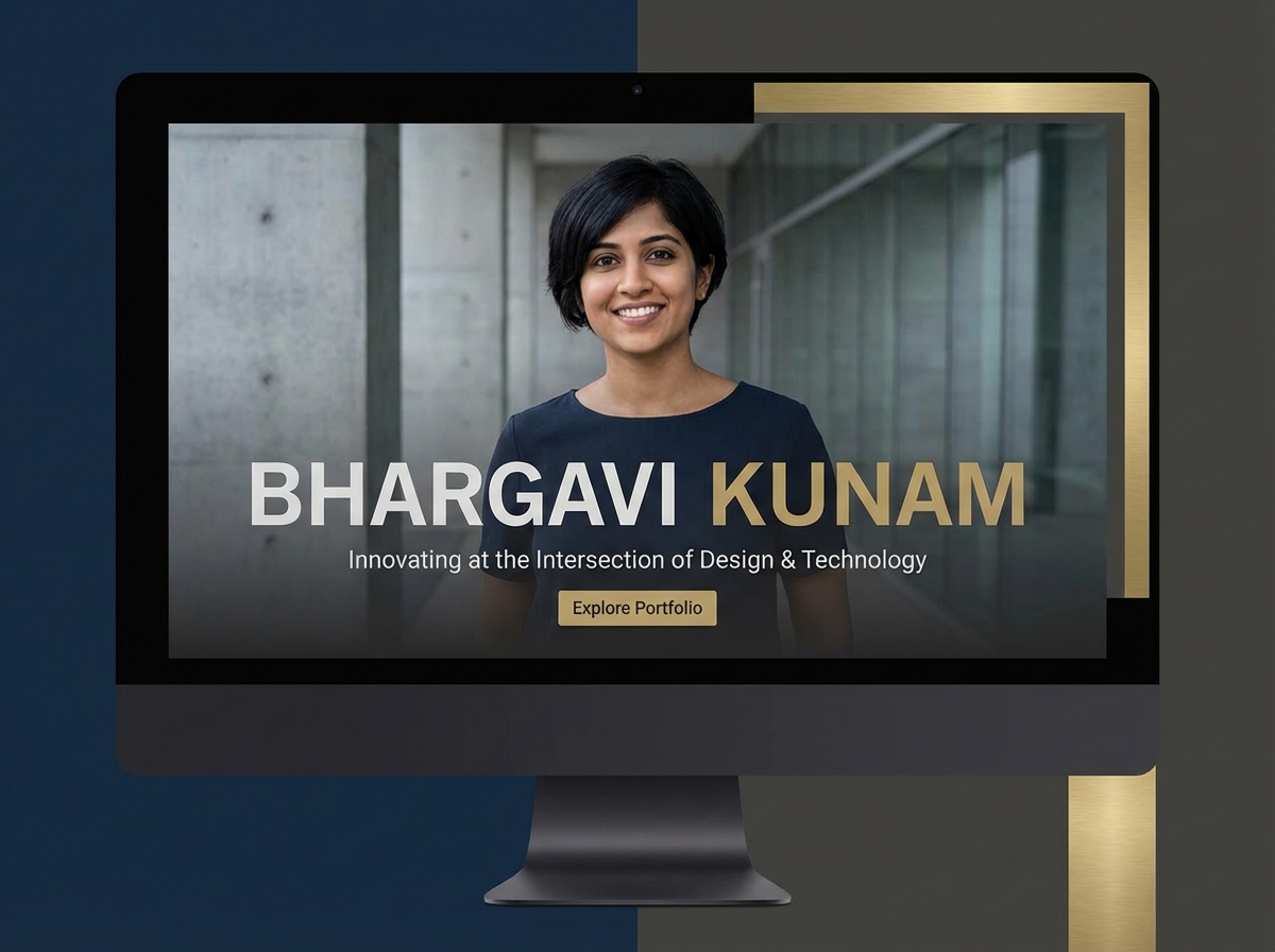 Showcase Your Artistry with a Stunning Bhargavi Kunam Portfolio website preview