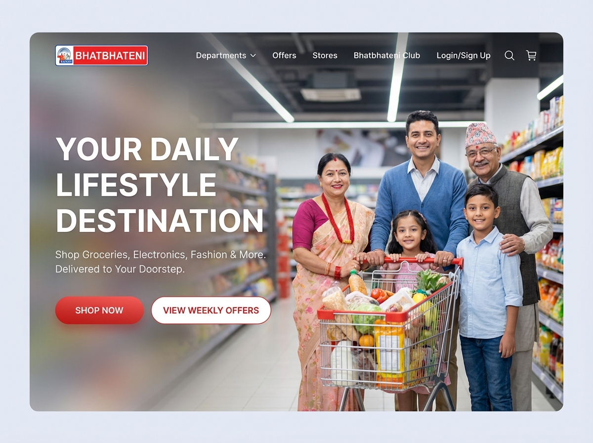 Build a Powerful Online Presence for Your Bhatbhateni Store website preview