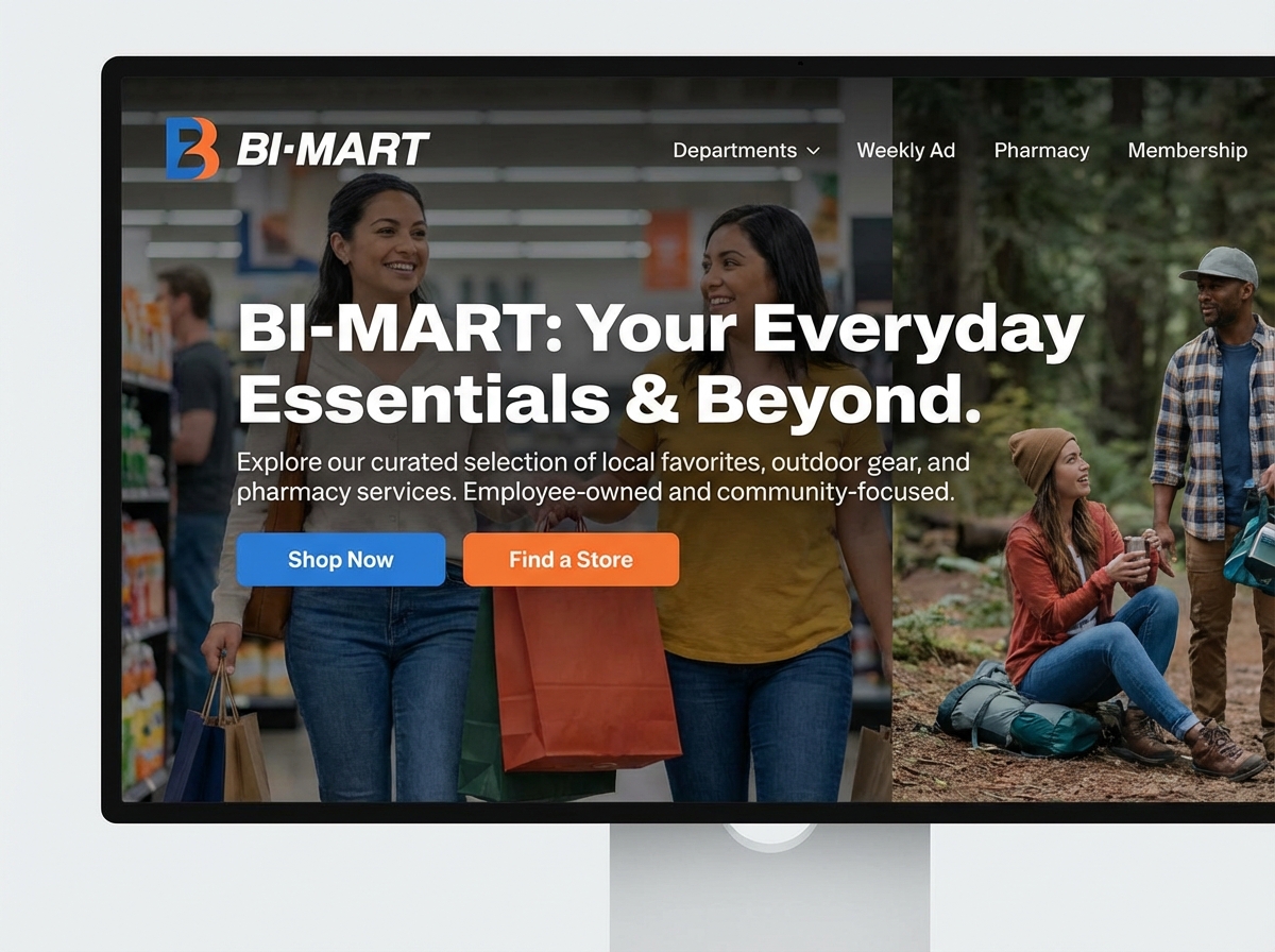 Build Your Bi-Mart Inspired Website website preview