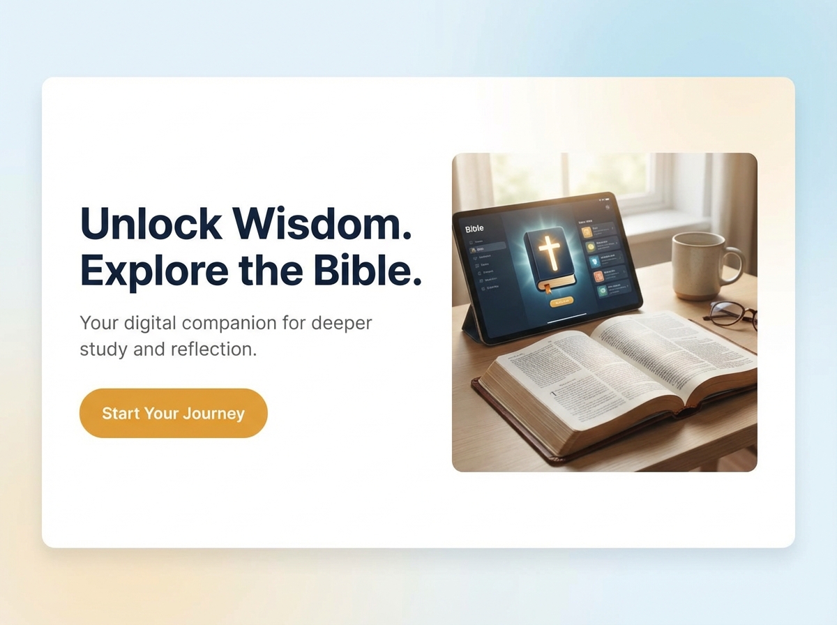 Create Your Own Stunning Bible Book Website website preview