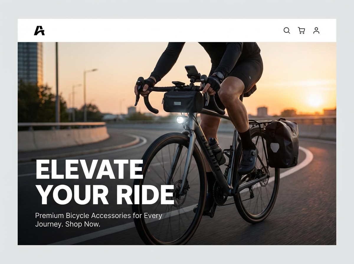 Build Your Online Store for Bicycle Accessories website preview
