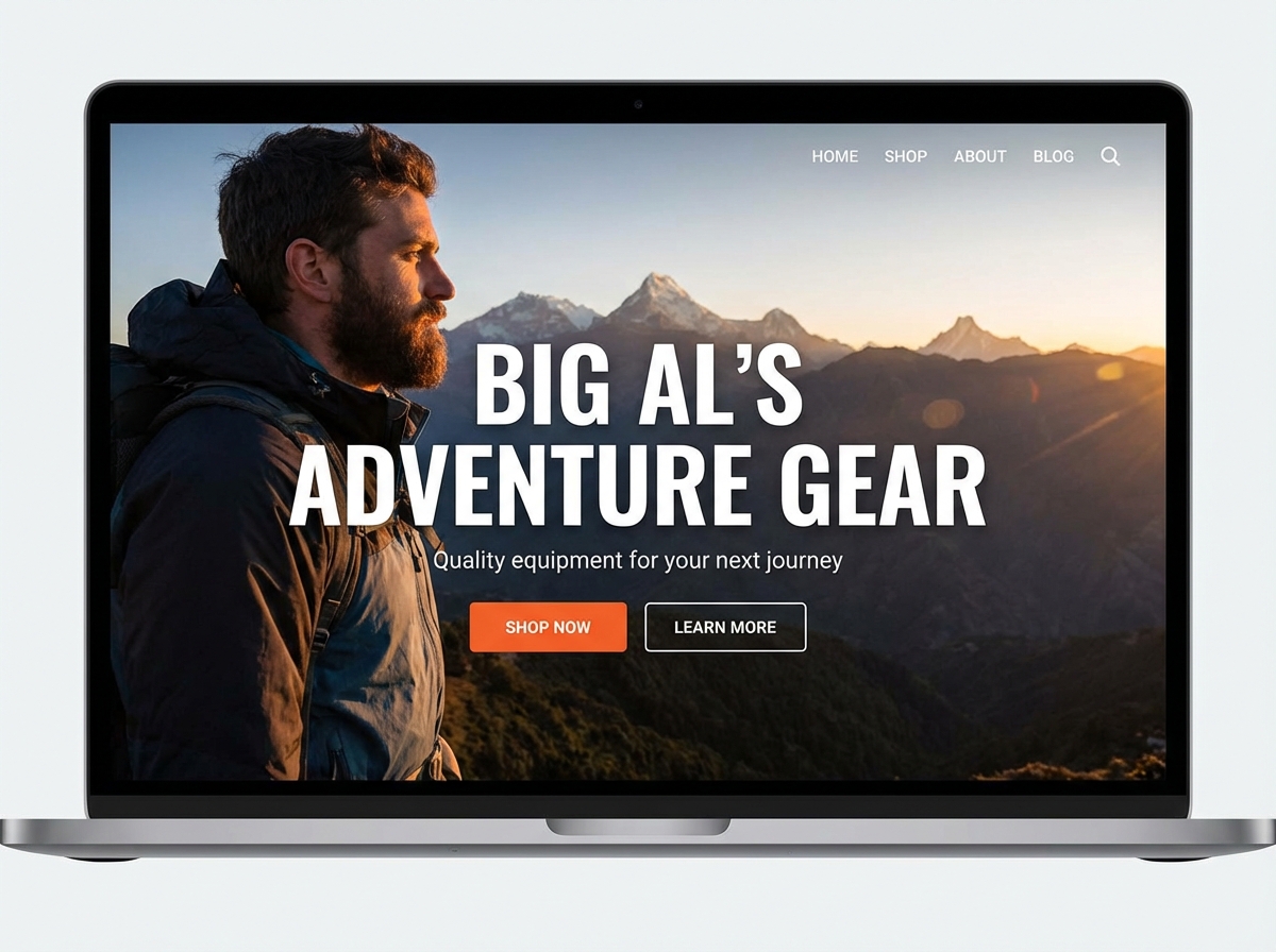 Build a Website for Big Al's Fast website preview