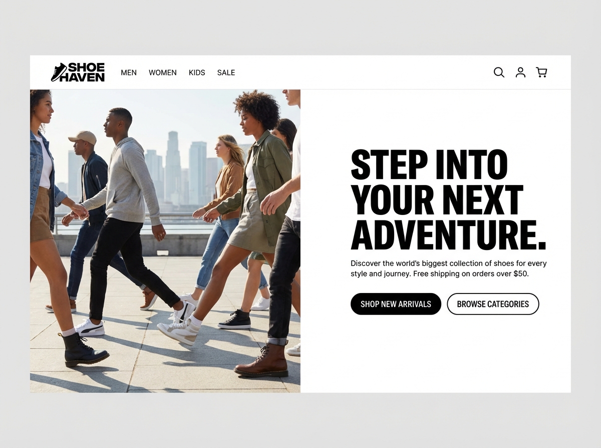 Build a Stunning Online Presence for Your Big Shoe Business website preview