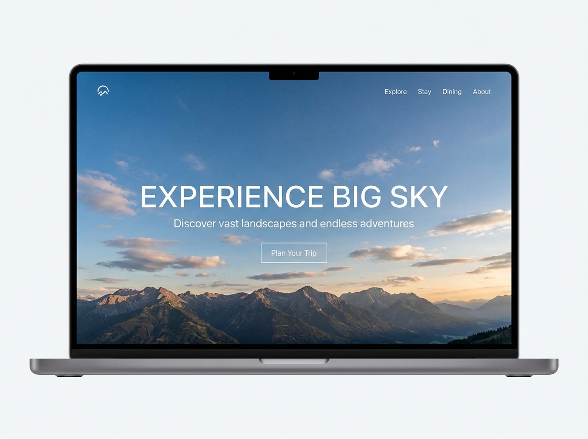 Build Your Dream Online Presence in Big Sky website preview