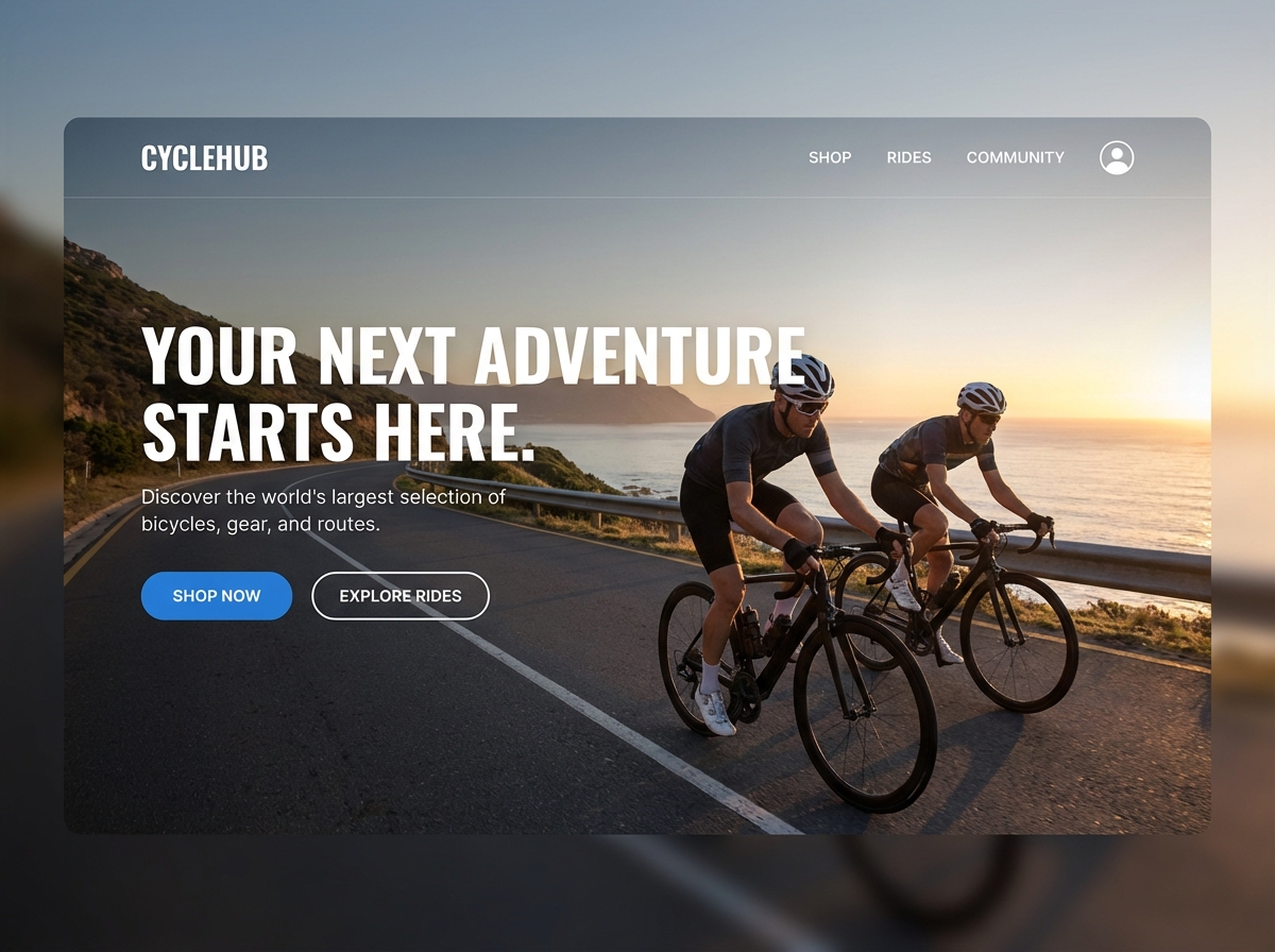 Build the Biggest Bicycle Website Today website preview